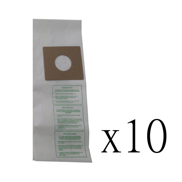 10 Sharp PU-2 Allergen Upright Vacuum Bags