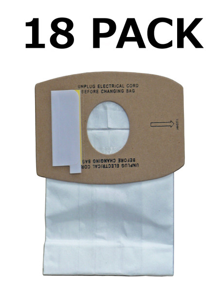 18 Allergy Bag for Eureka W, GE Handheld Fast Vac FV500 AC Delco 550 Vacuum Cleaner