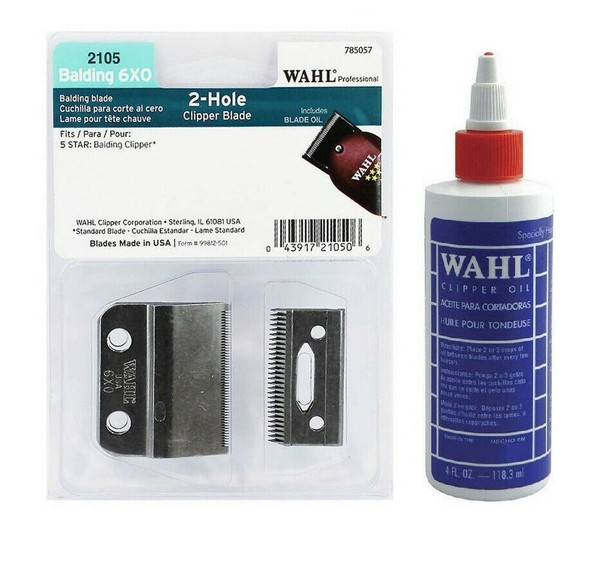 Wahl 2 Hole 5 Star Balding Clipper Blade #2105