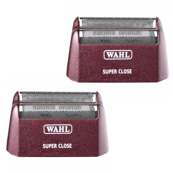 2 WAHL 5 Star Series Shaver/Shaper Super Close Foil Replacement - Silver