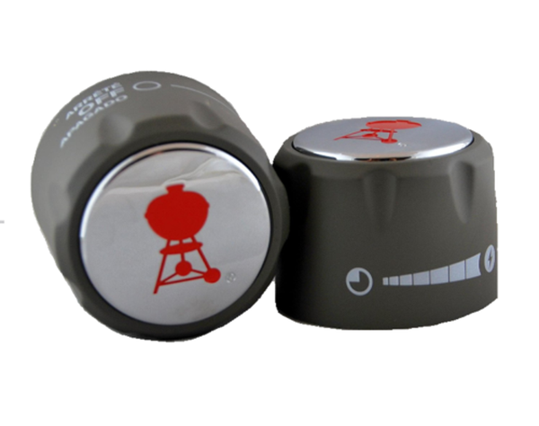 Weber #70377 Set of 2 Replacement Control Knobs for Summit Grills 