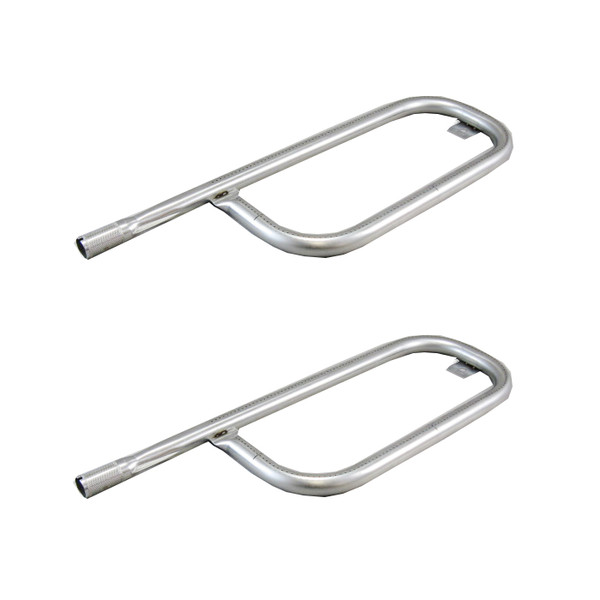 2 Weber Q100, Q120 Gas Grill Tube Burner 17" Stainless Steel Q1200 
