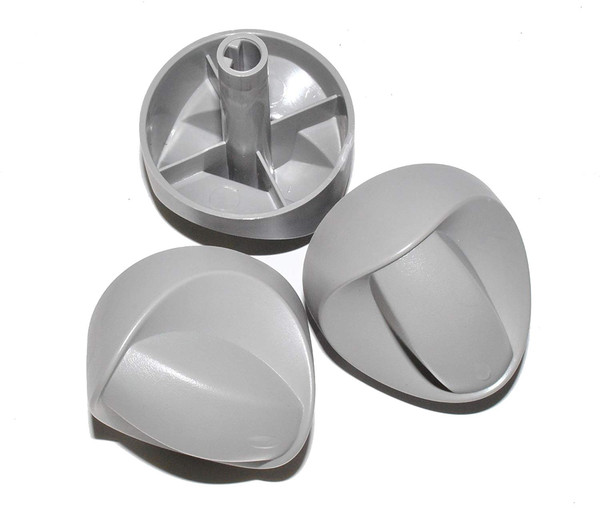 Weber #99242 3 Pack of Control Knobs for 3 Burner Spirit Grills Made in 2007 