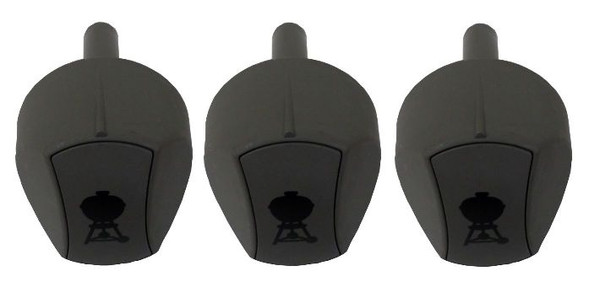 (3 Pack) Genuine Weber Control Knobs 81168 Genesis Series 