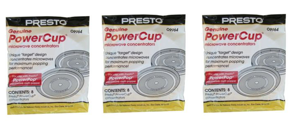 Presto 09964 Microwave Power Pop Powercup Popcorn Concentrator Cup - 24 Pack