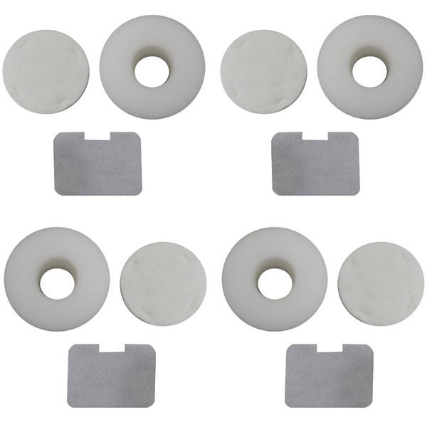 4 Foam & Felt Filter Set Fits Shark UV410, NV36, NV42, NV44, NV46 # XFF36 