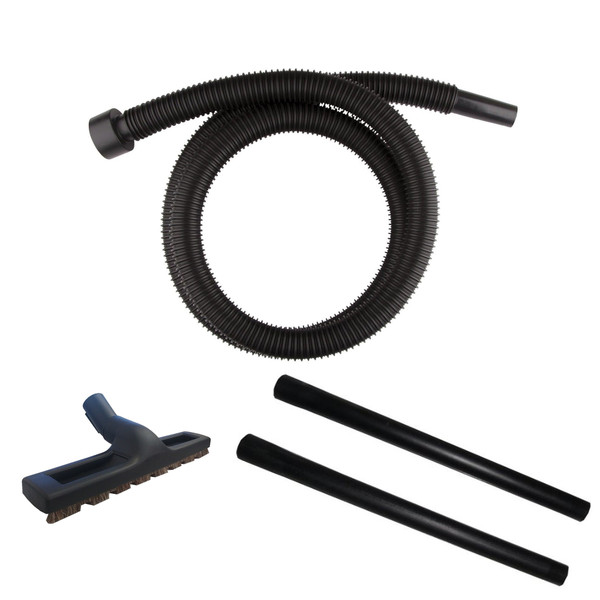 10' Hose, Floor Brush and Wands for Shop Vac Craftsman Ridgid Wet & Dry Vacs