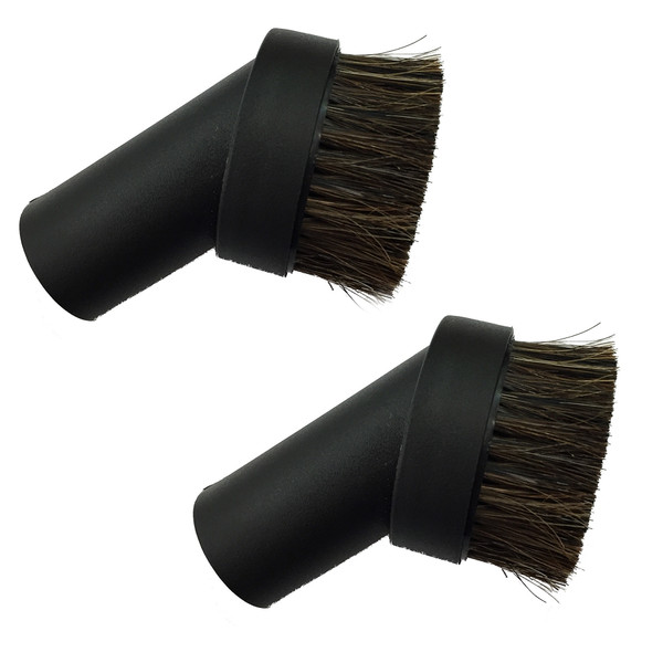 2 Vacuum Brush Dust Tool Dusting Attachment Horse Hair 1 1/4"