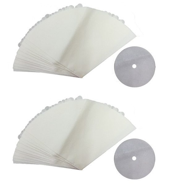24 Filter Cones Bags for Filter Queen Majestic Vacuums Plus 4 Filters