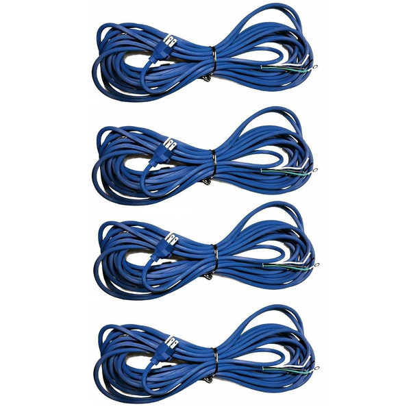 Vacuum Cleaner Cord 40' for Windsor Versamatic Blue Commercial - 4 Pack