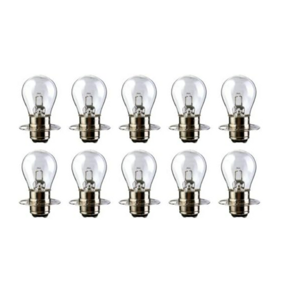 10 CEC Industries #1630 Bulbs, 12.8 V, 23.04 W, BA15s Base, S-8 Shape