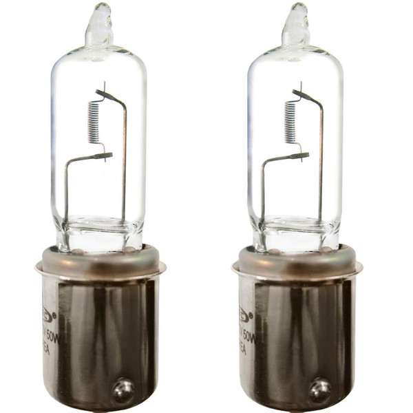 2 CEC Industries #795X Bulbs, 12.8 V, 50 W, BA15s Base, T-4 Shape