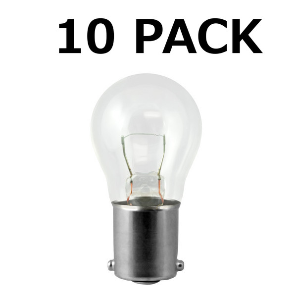 10 Pack 1141 S8 10PK Low Voltage Landscape Light Bulb 12V 18W BA15S