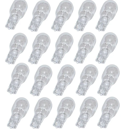 20 Wedge Base Light Bulb T5 7 Watt Replacement Bulbs for Malibu