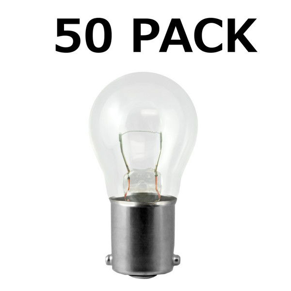 50 Pack 1141 S8 50PK Low Voltage Landscape Light Bulb 12V 18W BA15S
