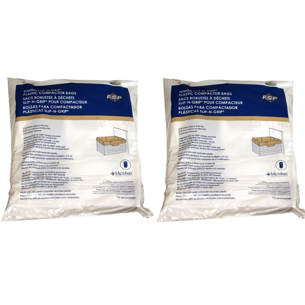 30 Whirlpool Trash Compactor Bags Compatible with KitchenAid 15"