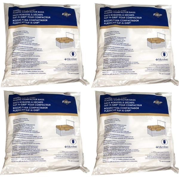 60 Whirlpool Trash Compactor Bags Compatible with KitchenAid 15"