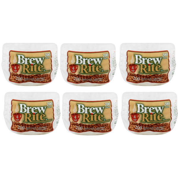 Brew Rite Basket Coffee Filter, 1200 pack