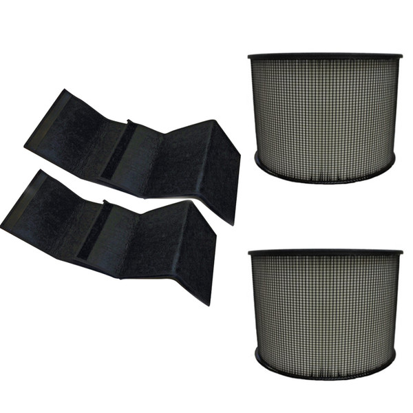 2 HEPA Plus Filter for Filter Queen Defender Air Purifier 360 AM4000 D360 w Wraps