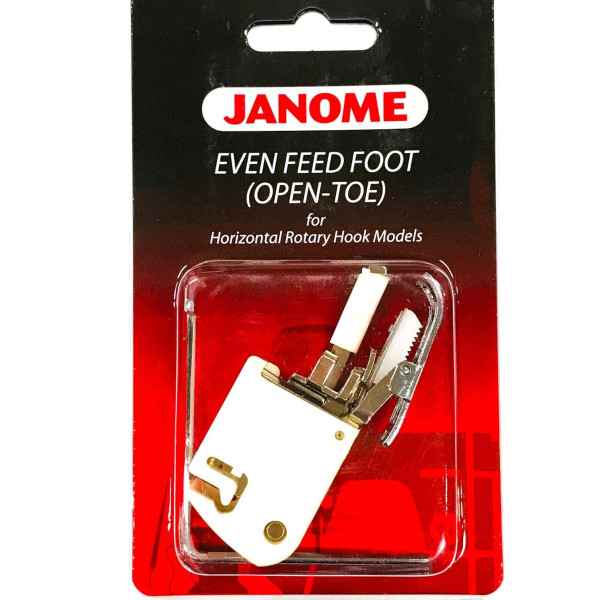 Janome 200339007 Sewing Machine Even Feed Walking Open Toe Foot