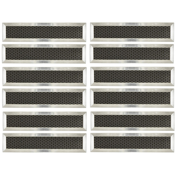 12 Charcoal Filter for GE Kit JX81D JX81A, JX81 Hood Vent Microwave Over Range