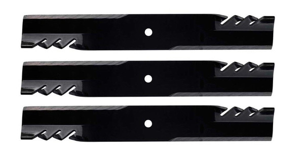 3 Pack Oregon 396-771 G6 Gator Mulcher Mower Blade for John Deere M143504 62"