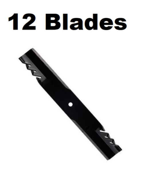 12 Pack Oregon 396-810 G6 Gator Blade Fits Kubota K5645-34330 K5645-34340 60"