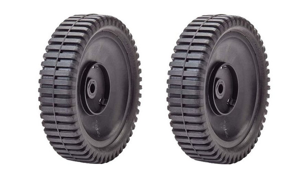 (2) 72-014 Oregon Front Drive Wheel Compatible with Craftsman 700953