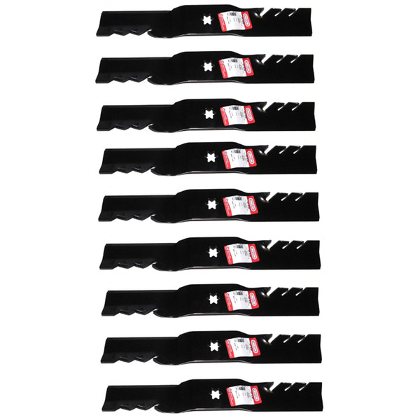 (9) 91-938 Oregon Blades Compatible With Cub Cadet 742-04053, 742-04053A, 742-04053B, 742-04053C, 742-04123, 941-04053C