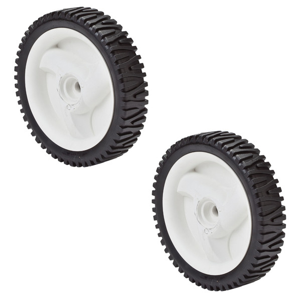 8" x 1.7" Front Wheel Drive for Craftsman 194231X427 Wheels White (SET OF 2)