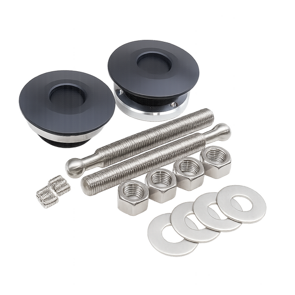 Quik Latch QL-50-LP-BP Black Low Profile Hood Pins
