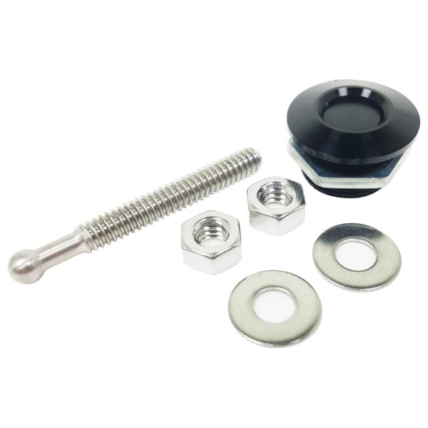Quik-Latch QL-25-SB Quik-Latch Mini Fastener Upper Diameter: 1.25 (31.75mm) Black