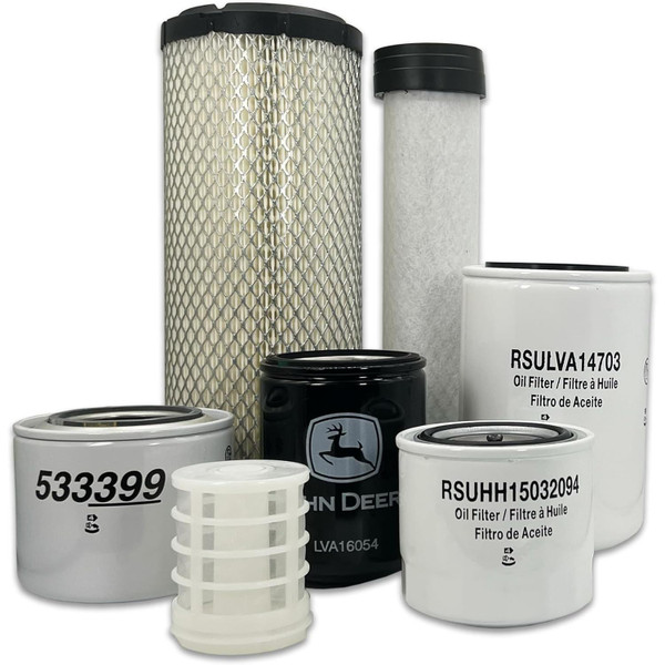 MSU-JD-0764 Maintenance Filter Kit – Compatible with John Deere 3025E, 3032E, 3038E Tractors (Old Style Air System)