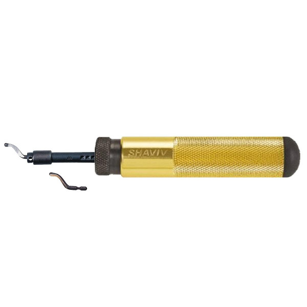 Shaviv Deburring Tool Set, HSS, w/B20 Blade 155-29066