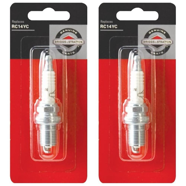 2 Briggs & Stratton 5092K Spark Plug for Engines Replaces 496018S