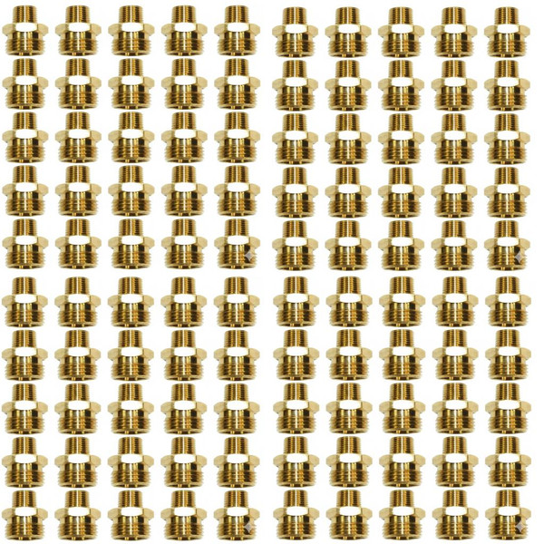 100 Interstate Pneumatics FGM016 3/4" GHT Male x 3/8 Inch Male NPT Hose Fitting