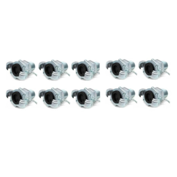 10 Interstate Pneumatics CU-851 3/4 Male NPT Straight Through Jack Hammer Coupler