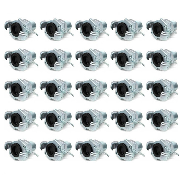 25 Interstate Pneumatics CU-851 3/4 Male NPT Straight Through Jack Hammer Coupler