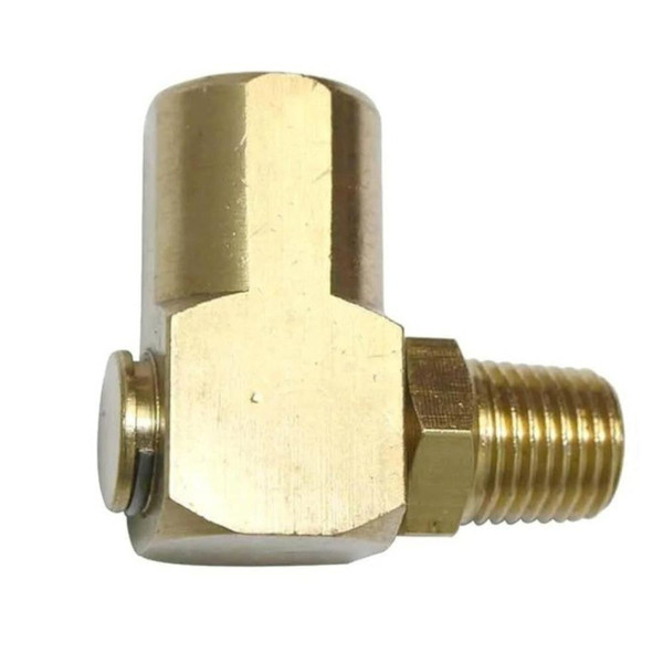 Interstate Pneumatics FS14 1/4" FPT x 1/4" MPT 90 Deg Swivel Fitting