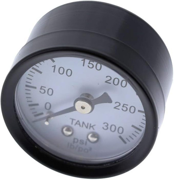 A17166 Air Compressor Gauge 1.5" 300psi 1/8" Back Mount Porter Cable