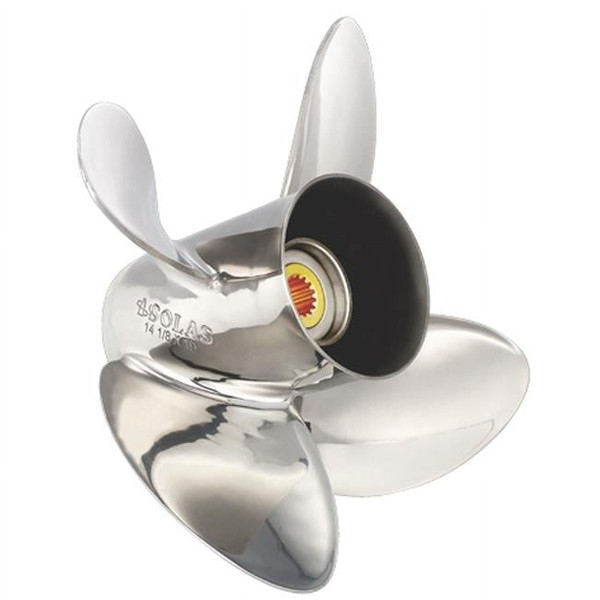 Solas Stainless Steel 10-1/8" x 13" Boat Propeller 3 Blades Propeller