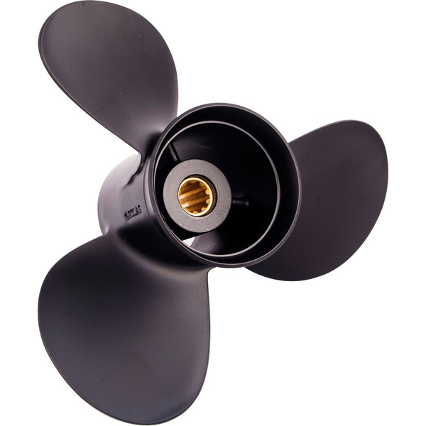 Solas 3211-099-10 Amita 3 Aluminum 3-Blade Propeller - RH, 9.9" Diameter x 10" Pitch x 10-Spline