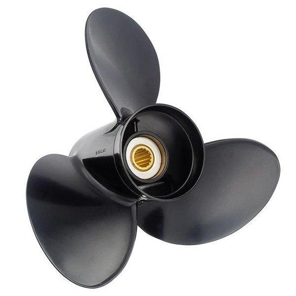 Solas 3511-153-19 Amita 3-E Plus Aluminum 3-Blade Propeller - RH, 15.3" Diameter x 19" Pitch