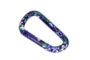 Carabiner 6 x 60 mm Flower Purple Carabiner 6 x 60 mm Flower Purple