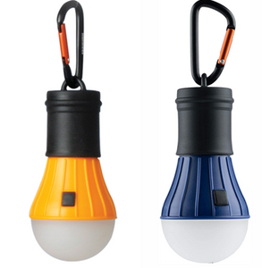 Yellow & Blue LED Tent Lamp with Carabiner