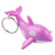 Pink Whale LED Keychain 
