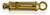 Gold colored Brass Police Whistle.