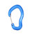 Blue Forged Biner w/ Wiregate 75mm