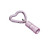 Pink Mini LED w/Heart Carabiner