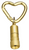 Gold Mini LED w/Heart Carabiner